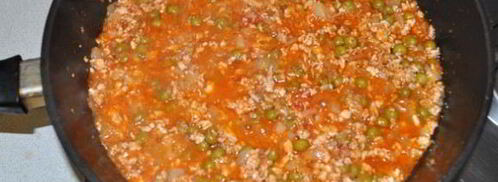 аранчини с мясным фаршем. Шаг 4