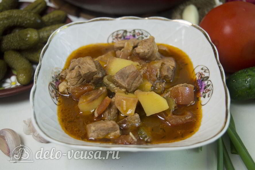 Рецепт азу из свинины