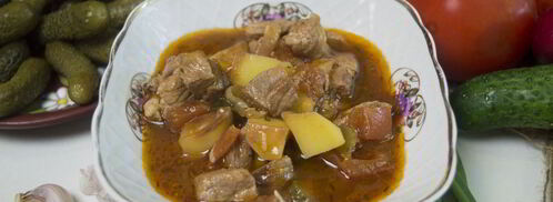 азу из свинины. Шаг 8