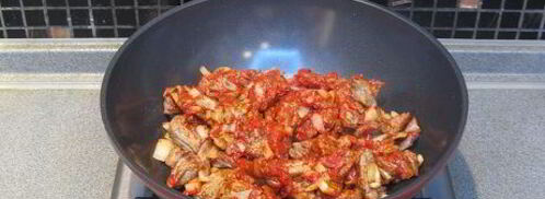 азу по-татарски. Шаг 3