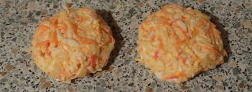 биточки из крабовых палочек. Шаг 8