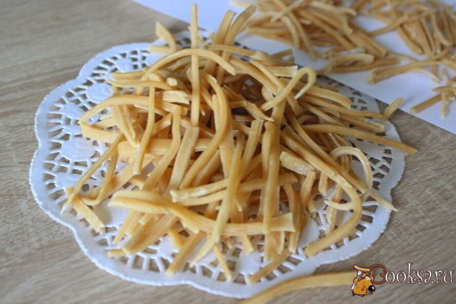 Рецепт домашняя лапша с паприкой