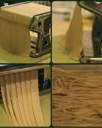 Домашняя пшенично-яичная лапша