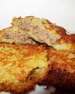 Драники с фаршем
