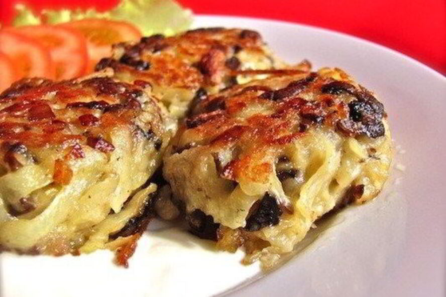 Рецепт драники с грибами