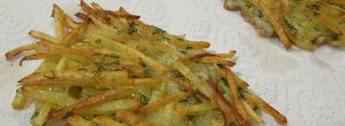 драники с красной икрой. Шаг 7