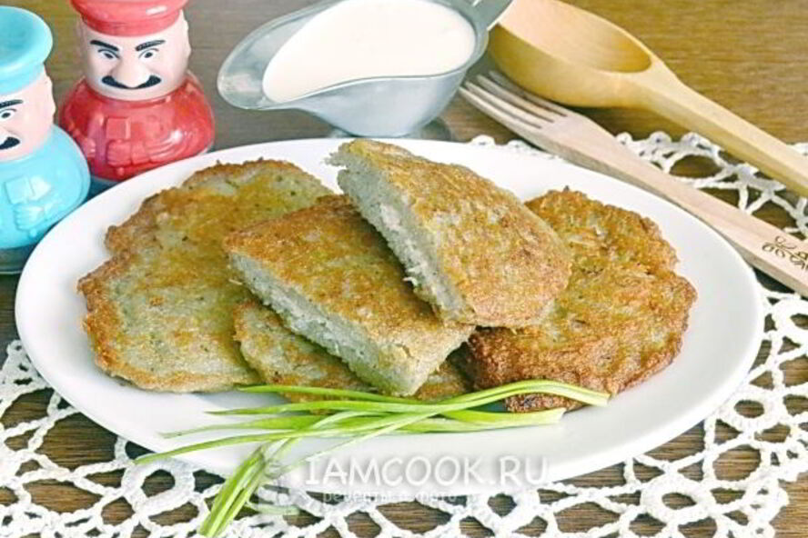 Рецепт драники с куриным фаршем