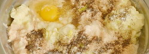 драники с куриным фаршем. Шаг 9