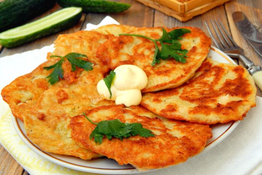 Рецепт драники с курицей