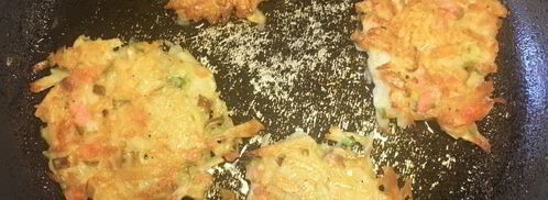 драники с лососем. Шаг 4