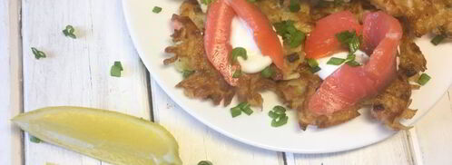 драники с лососем. Шаг 5