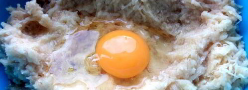 драники с мясной начинкой. Шаг 9