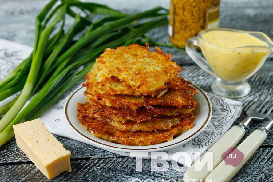 Рецепт драники с сыром