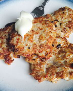 Картофельные драники с мясом