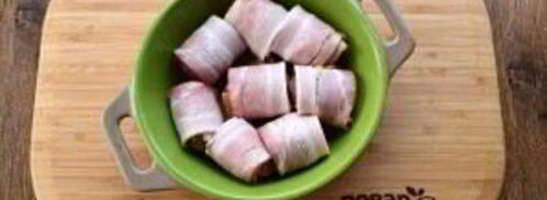 фрикадельки с беконом в сливочно-томатном соусе. Шаг 2