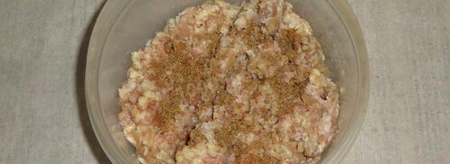 фрикадельки с картошкой в духовке. Шаг 2