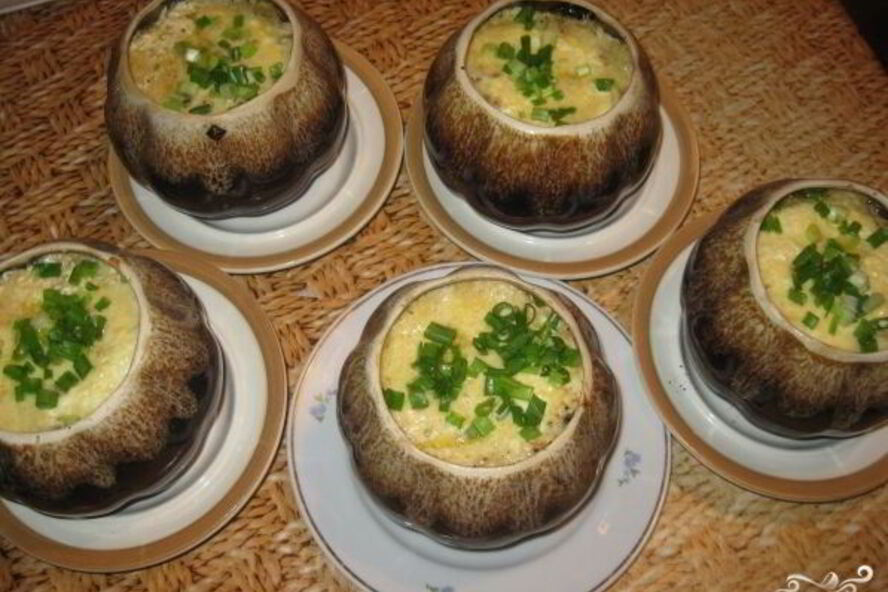 Рецепт фрикадельки с картошкой в горшочках