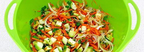 фрикадельки в духовке с кабачками. Шаг 5