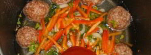 фрикадельки в мультиварке. Шаг 3