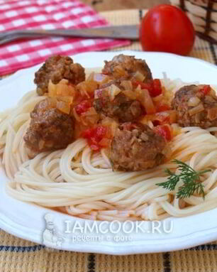 Фрикадельки в томатном соусе