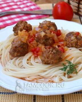 Фрикадельки в томатном соусе