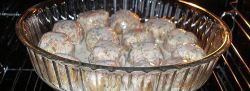 индюшачьи фрикадельки с лимоном в йогуртовом соусе. Шаг 4