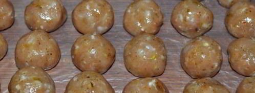 куриные фрикадельки во фритюре. Шаг 2