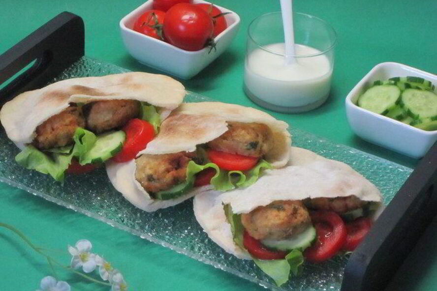 Рецепт пита с фрикадельками из нута фалафель