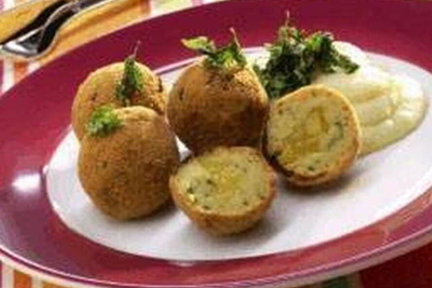 Рецепт рыбные фрикадельки с манговой начинкой