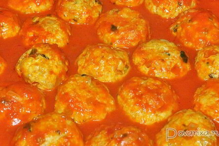 Рецепт рыбные фрикадельки в томатном соусе