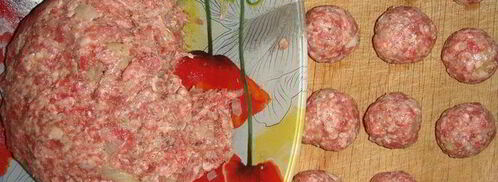 шведские мясные шарики — фрикадельки. Шаг 3