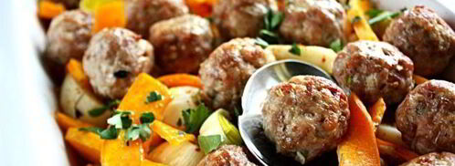 сливочная тыква с фрикадельками. Шаг 11