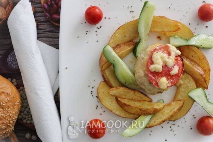 Рецепт сливочные фрикадельки с картофелем фри