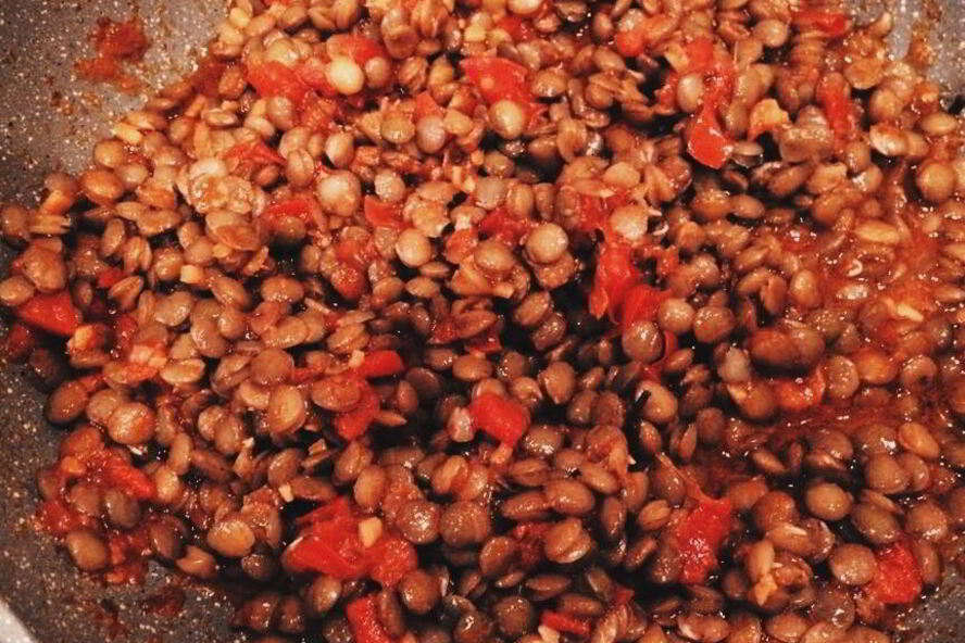 Рецепт гарнир из чечевицы по-азиатски