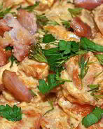 Гарнир из тыквы со сметаной к мясу