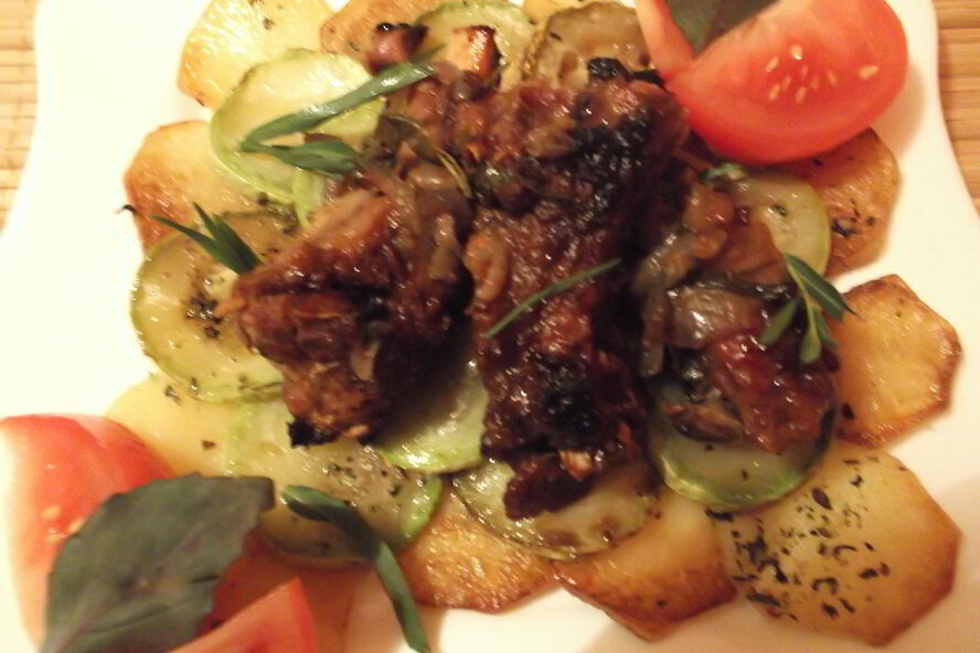 Рецепт гарнир к ребрышкам свиным