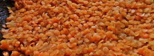 чечевица с пикантным луком и авокадо. Шаг 5