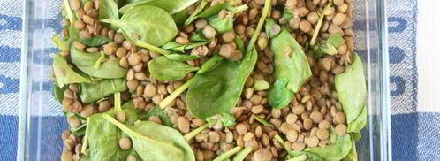 чечевица со свеклой и шпинатом. Шаг 9