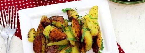 картофель по-деревенски в мультиварке. Шаг 11