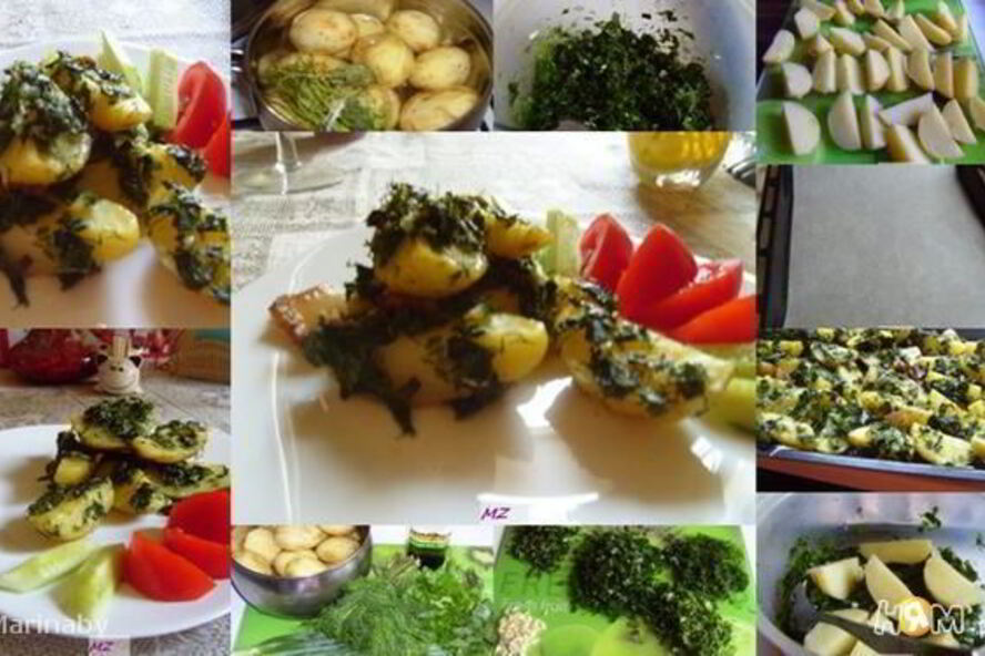 Рецепт картофель по-деревенски