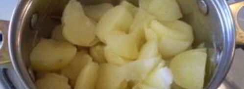 картофель под чесночно-сырным соусом. Шаг 4