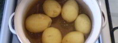 картофель под чесночным соусом. Шаг 2