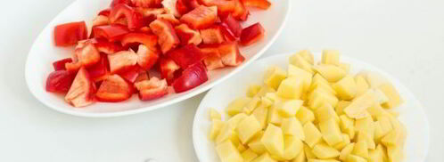 картофель с болгарским перцем. Шаг 4