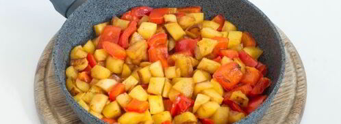 картофель с болгарским перцем. Шаг 7