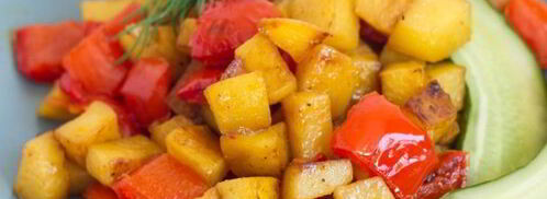 картофель с болгарским перцем. Шаг 8