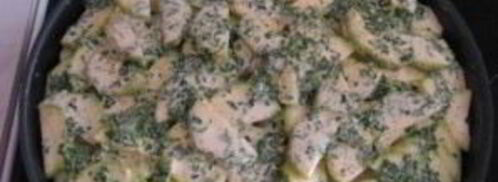 картофель с фаршем и кабачками. Шаг 5