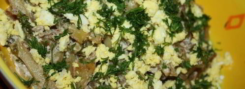 картофель с грецким орехом, кинзой и чесноком. Шаг 8