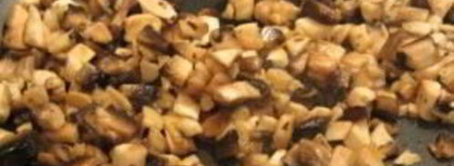 картофель с грибами и мясом. Шаг 3