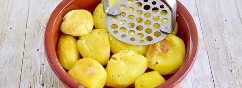 картофель с розмарином и чесноком в духовке. Шаг 7