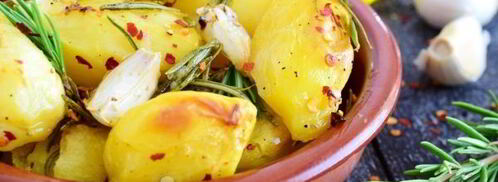 картофель с розмарином и чесноком в духовке. Шаг 11